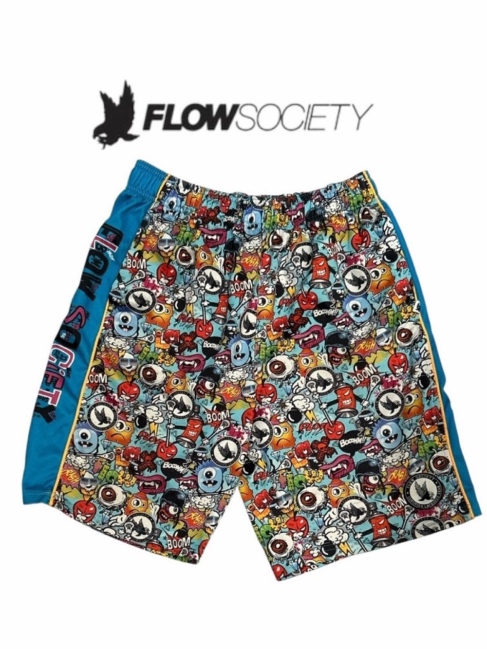 Flow Society Boys Youth Lacrosse Shorts - Size XL‎